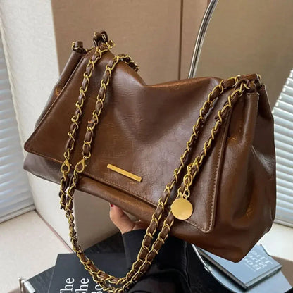 Capacity, armpit tote bag, women's bag, chain one-shoulder crossbody bag