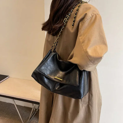 Capacity, armpit tote bag, women's bag, chain one-shoulder crossbody bag