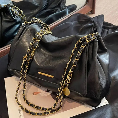 Capacity, armpit tote bag, women's bag, chain one-shoulder crossbody bag