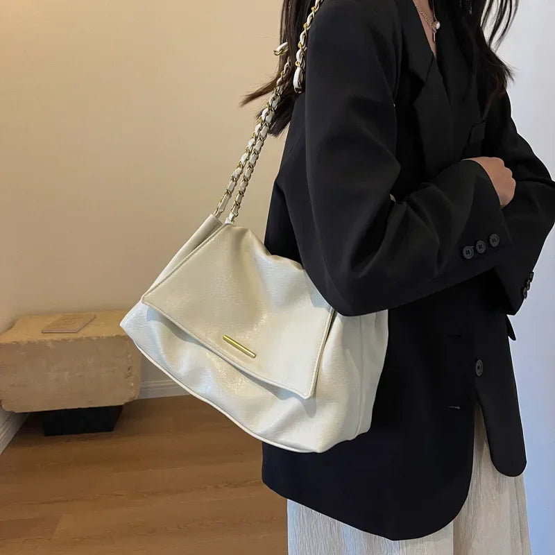 Capacity, armpit tote bag, women's bag, chain one-shoulder crossbody bag