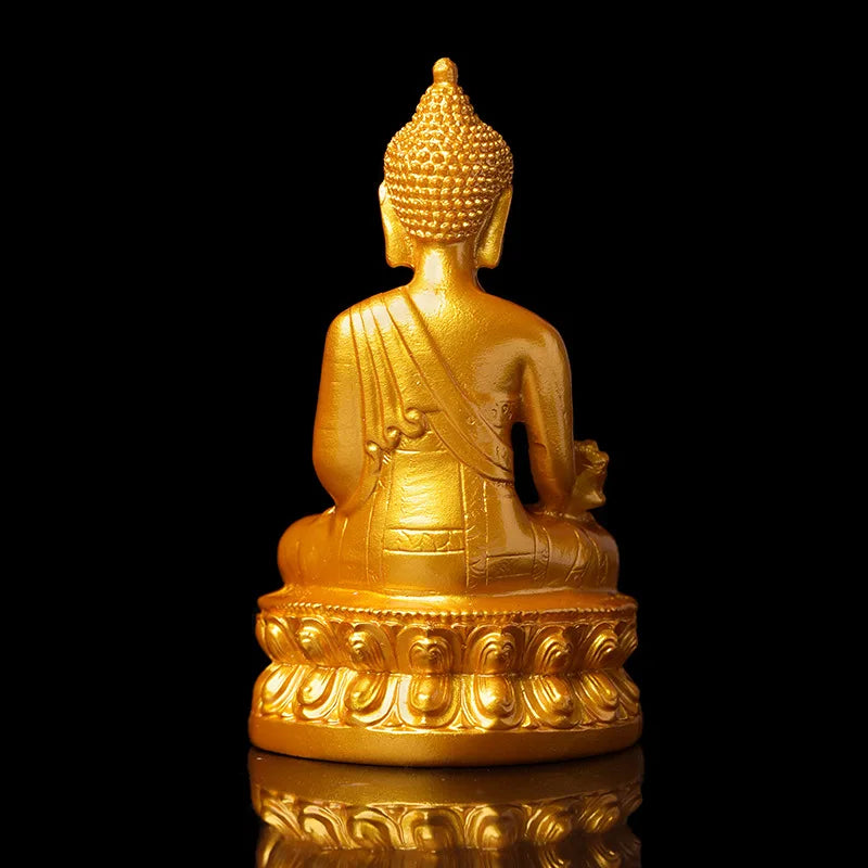 "Car ornaments" wholesale resin pharmacist Buddha golden Buddha crafts buddhist supplies become attached to home worship.