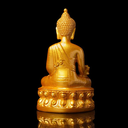 "Car ornaments" wholesale resin pharmacist Buddha golden Buddha crafts buddhist supplies become attached to home worship.