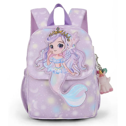 Cartoon Backpack for Girls Boys, Kids School BookBag Cute Student Laptop Backpacks Casual Durable Lightweight Travel Bags
