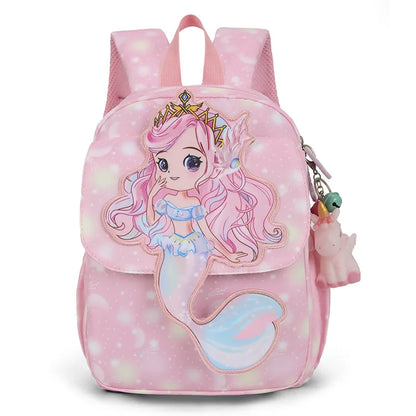Cartoon Backpack for Girls Boys, Kids School BookBag Cute Student Laptop Backpacks Casual Durable Lightweight Travel Bags