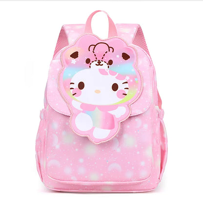 Cartoon Backpack for Girls Boys, Kids School BookBag Cute Student Laptop Backpacks Casual Durable Lightweight Travel Bags