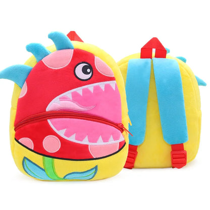 Cartoon Big Mouth Flower School Bags for Girls Kindergarten Children Backpacks Boys Travel Bags Kawaii Backpack Mochila Escolar