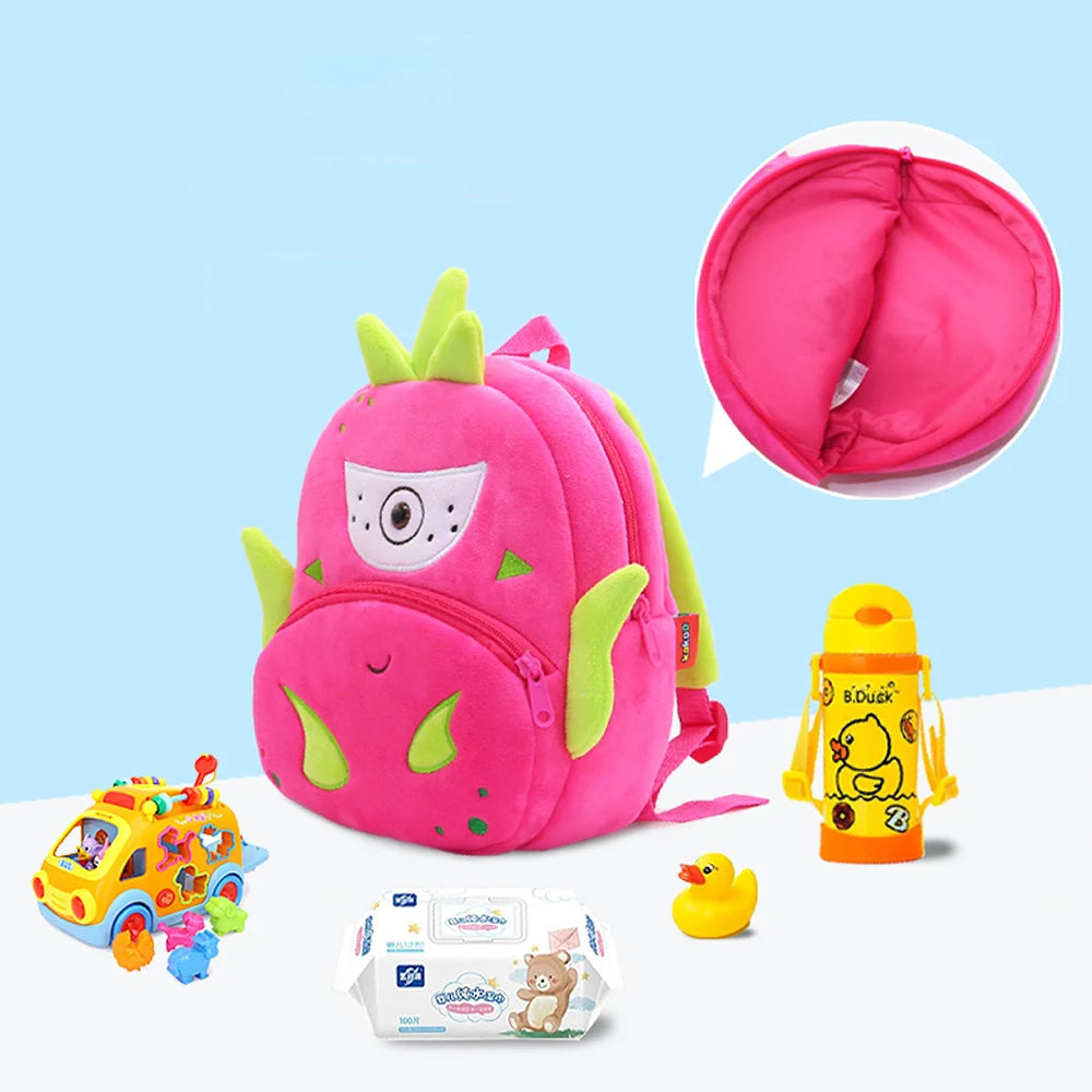 Cartoon Big Mouth Flower School Bags for Girls Kindergarten Children Backpacks Boys Travel Bags Kawaii Backpack Mochila Escolar