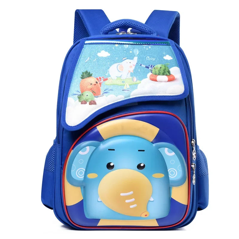 Cartoon Boys and Girls Backpacks Durable Water Resistant Bookbags Classic Travel Backpack  Preschool Children Bookbag