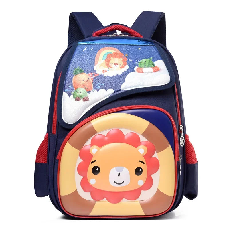 Cartoon Boys and Girls Backpacks Durable Water Resistant Bookbags Classic Travel Backpack  Preschool Children Bookbag