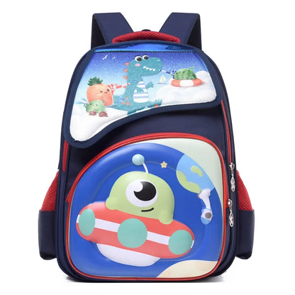 Cartoon Boys and Girls Backpacks Durable Water Resistant Bookbags Classic Travel Backpack  Preschool Children Bookbag