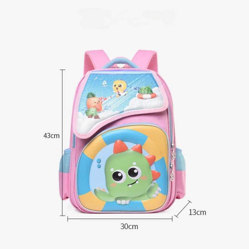 Cartoon Boys and Girls Backpacks Durable Water Resistant Bookbags Classic Travel Backpack  Preschool Children Bookbag