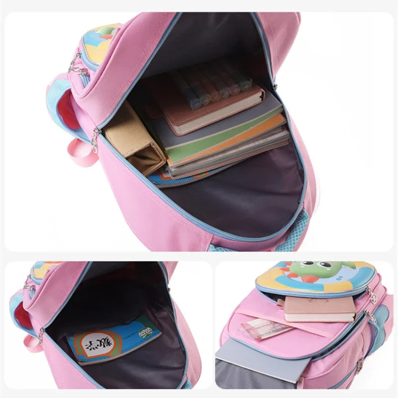 Cartoon Boys and Girls Backpacks Durable Water Resistant Bookbags Classic Travel Backpack  Preschool Children Bookbag