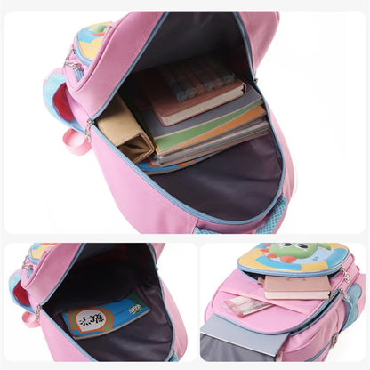 Cartoon Boys and Girls Backpacks Durable Water Resistant Bookbags Classic Travel Backpack  Preschool Children Bookbag