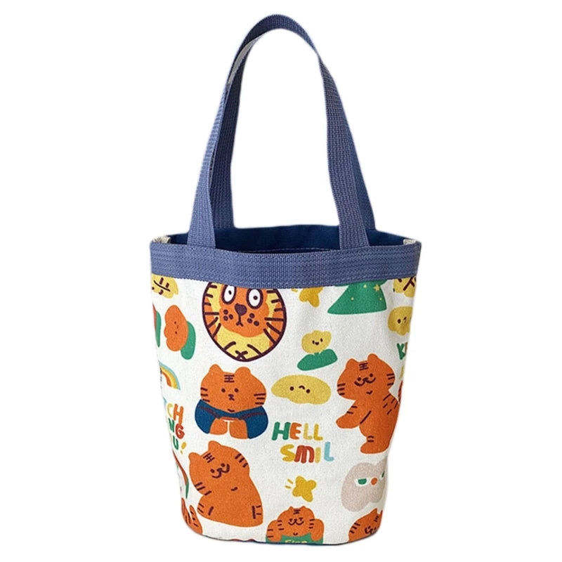 Cartoon Canvas Bag for Women Rabbit Durable Handbag and Easy to Clean