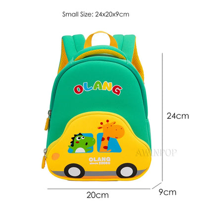 Cartoon Car Children School Bags Girls 3D Cute Design Kindergarten Kid Anti Lost School Backpacks for Boys Gift Mochila Escolar