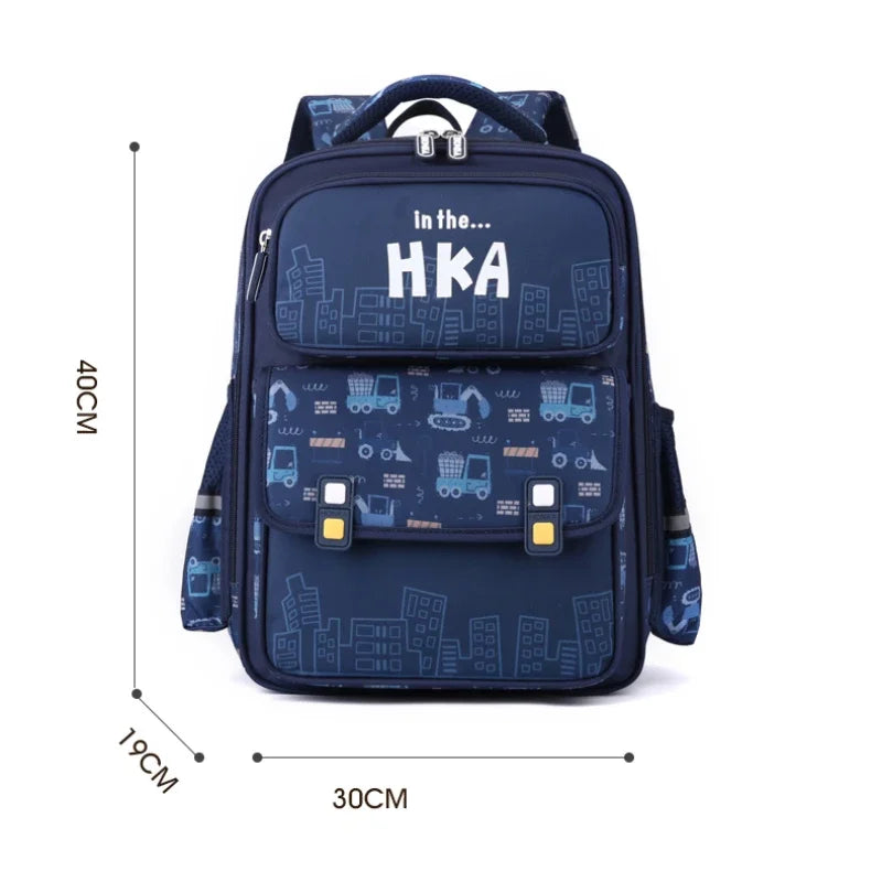 Cartoon Carry-on Travel Backpack for Boys Large Backpack for Elementary Bookbag Water Gift Choice SchoolBag for Teenage Students