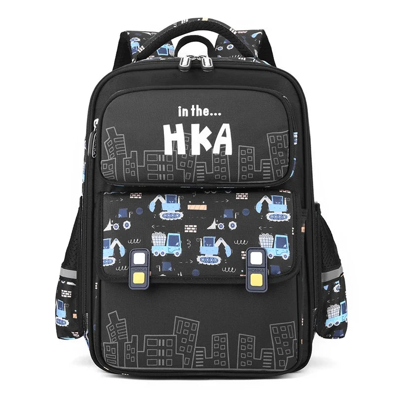 Cartoon Carry-on Travel Backpack for Boys Large Backpack for Elementary Bookbag Water Gift Choice SchoolBag for Teenage Students
