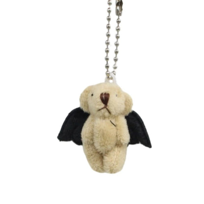 Cartoon Cute Bear Bag Charm Keychain Plush Pendant Suitable for Women's Bag and Keys Dog&Rabbit Shaped Exquisite Luggage Pendant