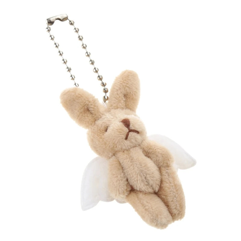 Cartoon Cute Bear Bag Charm Keychain Plush Pendant Suitable for Women's Bag and Keys Dog&Rabbit Shaped Exquisite Luggage Pendant
