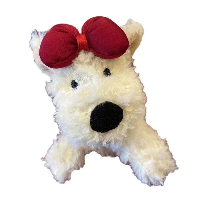 Cartoon Cute Bear Bag Charm Keychain Plush Pendant Suitable for Women's Bag and Keys Dog&Rabbit Shaped Exquisite Luggage Pendant