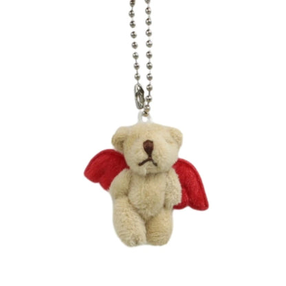 Cartoon Cute Bear Bag Charm Keychain Plush Pendant Suitable for Women's Bag and Keys Dog&Rabbit Shaped Exquisite Luggage Pendant