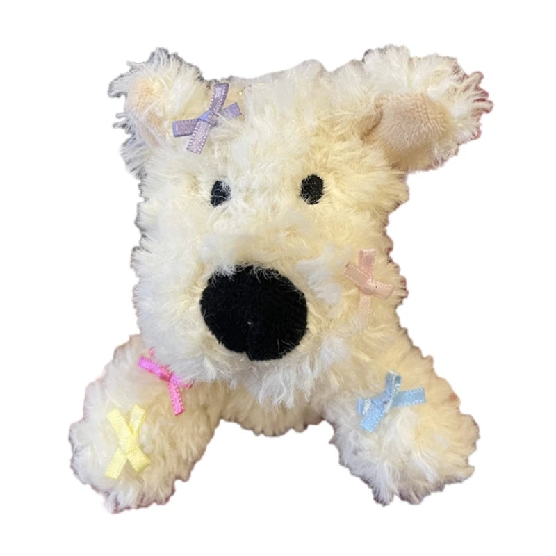 Cartoon Cute Bear Bag Charm Keychain Plush Pendant Suitable for Women's Bag and Keys Dog&Rabbit Shaped Exquisite Luggage Pendant