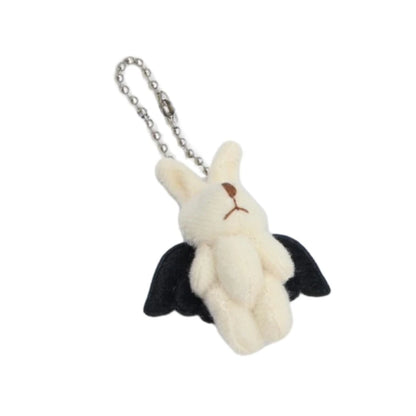 Cartoon Cute Bear Bag Charm Keychain Plush Pendant Suitable for Women's Bag and Keys Dog&Rabbit Shaped Exquisite Luggage Pendant