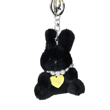 Cartoon Cute Bear Bag Charm Keychain Plush Pendant for Women's Bag and Keys Lovely Panda Rabbit Shaped Exquisite Luggage Pendant