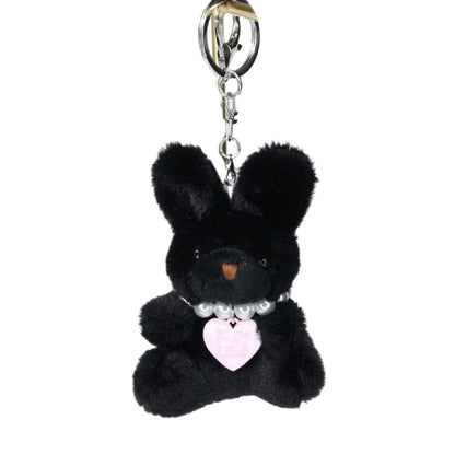 Cartoon Cute Bear Bag Charm Keychain Plush Pendant for Women's Bag and Keys Lovely Panda Rabbit Shaped Exquisite Luggage Pendant