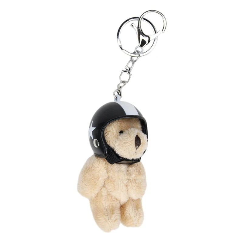 Cartoon Cute Bear Bag Charm Keychain Plush Pendant for Women's Bag and Keys Lovely Panda Rabbit Shaped Exquisite Luggage Pendant