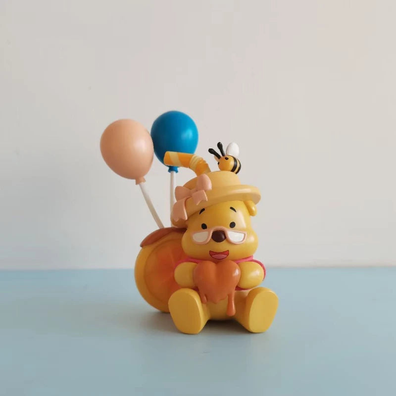 Cartoon Cute Little Bear Car Ornaments Micro Landscape Bonsai Decoration Desktop Creative Trinket Home Accessories Figurines