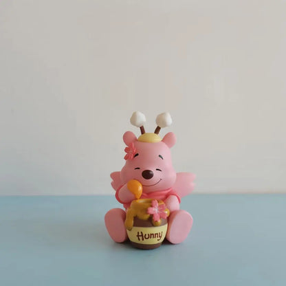 Cartoon Cute Little Bear Car Ornaments Micro Landscape Bonsai Decoration Desktop Creative Trinket Home Accessories Figurines