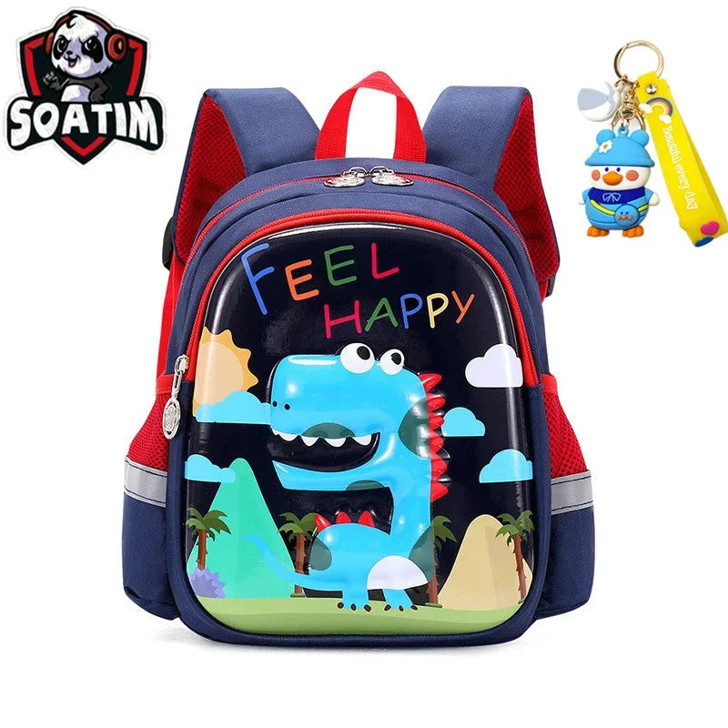 Cartoon Dinosaur Kids school bags Waterproof Kindergarten backpacks Primary School Book bag Toddler Backpack