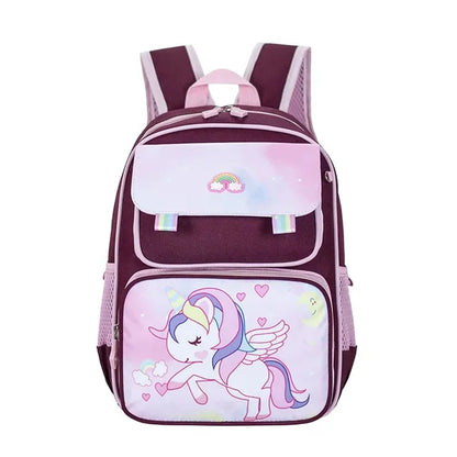 Cartoon Girls Bags For Primary School Grade 1 Students Backpacks Kids Mermaid Knapsack Children Girl Packsack Mochila