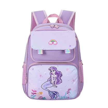 Cartoon Girls Bags For Primary School Grade 1 Students Backpacks Kids Mermaid Knapsack Children Girl Packsack Mochila