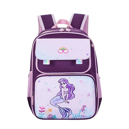Cartoon Girls Bags For Primary School Grade 1 Students Backpacks Kids Mermaid Knapsack Children Girl Packsack Mochila