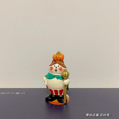 Cartoon Halloween Series Car Ornament Micro Landscape Bonsai Decoration Desktop Creative Trinket Home Accessories Figurines