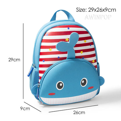 Cartoon Lion School Backpacks for Boys Light Animal School Bags Kindergarten Kids Bag Waterproof Book Bag Toddler Girl Sac A Dos