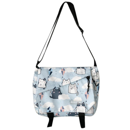 Cartoon Messenger Bag Waterproof Crossbody Bag Shoulder Bag for Best Friends