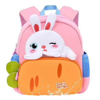 Cartoon Rabbit School Bags for Girls Kindergarten Backpack Kids Cute Carrot Bookbag Toddler Schoolbag Mochila Infantil Escolar