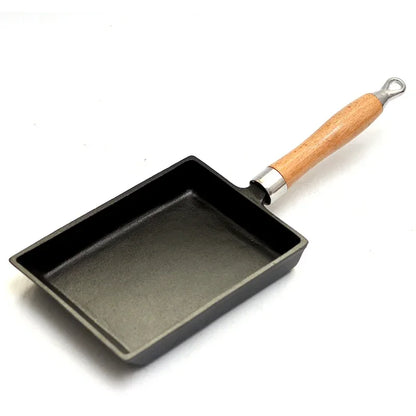 Cast Iron Pot Japanese  Egg Rolls Non-stick Non-coating Square Fried Eggs Nonstick Frying Pancake Pan Thick Egg Burn
