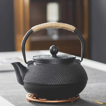 Cast Iron Teapot 600/800/1200ML Japanese Iron Tea Pot with Stainless Steel Infuser Tea Kettle for Boiling Water Oolong Tea