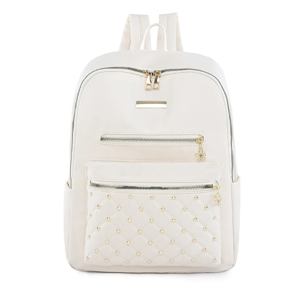 Casual Backpack Women High Quality Nylon Backpacks Female High Capacity Knapsack Travel Bag Backpacks for School Teenagers Girls