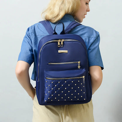 Casual Backpack Women High Quality Nylon Backpacks Female High Capacity Knapsack Travel Bag Backpacks for School Teenagers Girls
