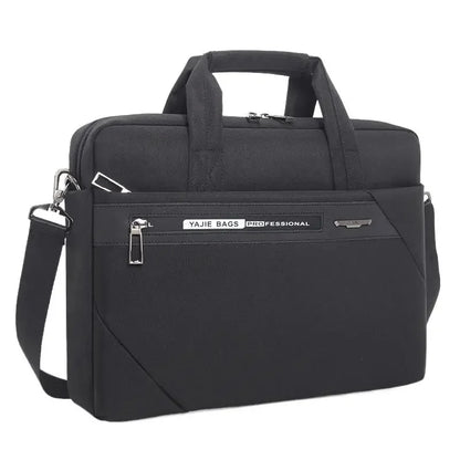Casual Business Men's Briefcase Oxford Handbag Large Capacity Male Shoulder Messenger Waterproof 15.6 "Inch Laptop Bag