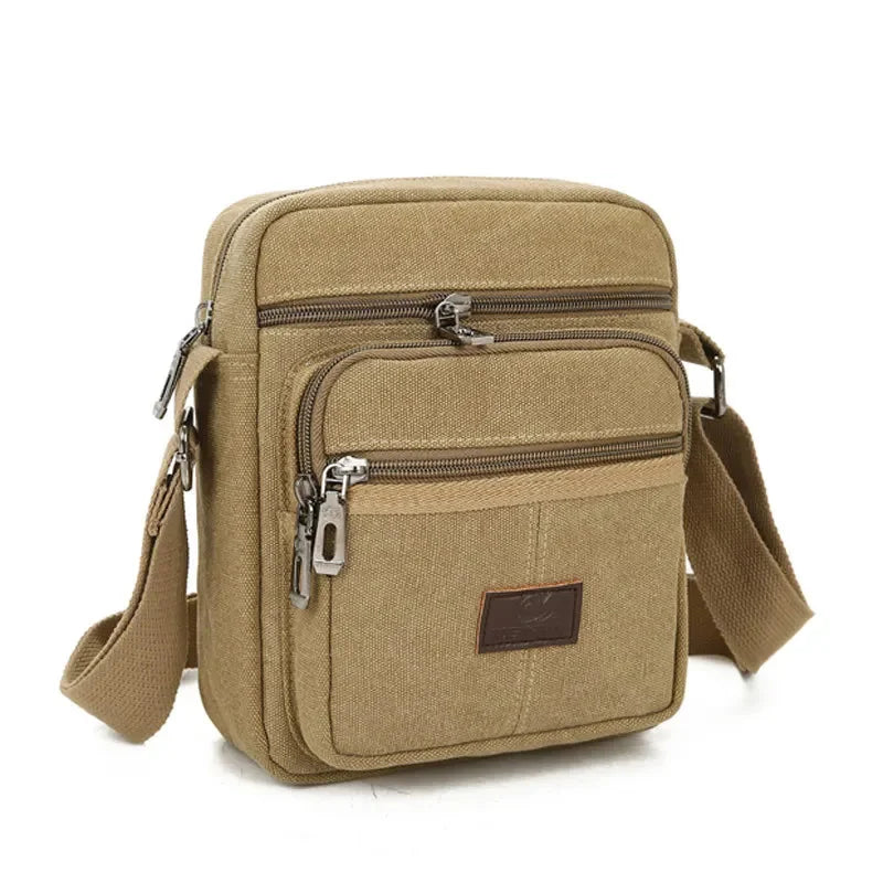 Casual Canvas Men's Shoulder Sports Messenger Large Capacity Man Crossbody Bag Fashion Handbag