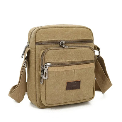 Casual Canvas Men's Shoulder Sports Messenger Large Capacity Man Crossbody Bag Fashion Handbag