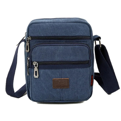 Casual Canvas Men's Shoulder Sports Messenger Large Capacity Man Crossbody Bag Fashion Handbag