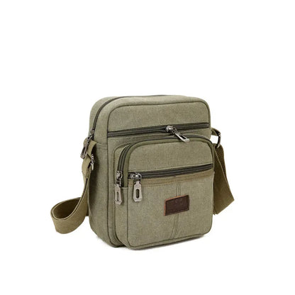 Casual Canvas Men's Shoulder Sports Messenger Large Capacity Man Crossbody Bag Fashion Handbag