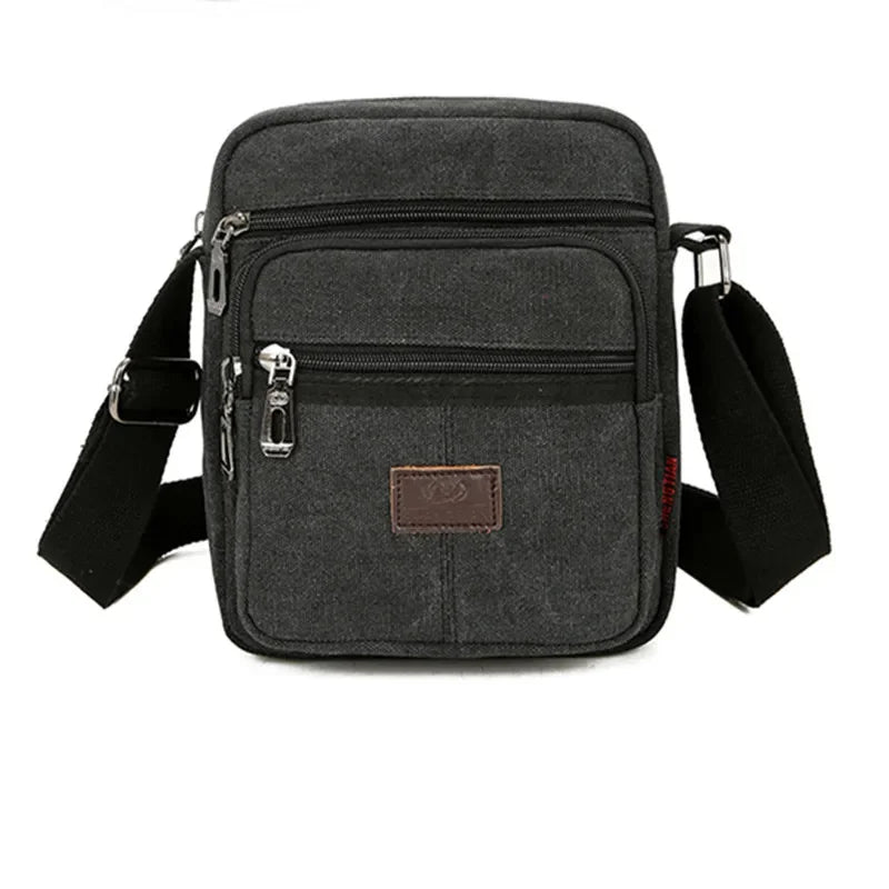 Casual Canvas Men's Shoulder Sports Messenger Large Capacity Man Crossbody Bag Fashion Handbag
